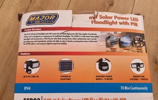 Solar security floodlight brand new