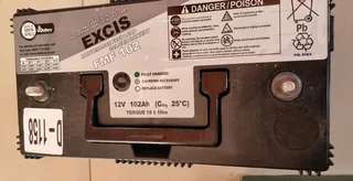 Excis FMF102 12v 102ah maintenance free deep cycle battery