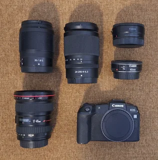 Nikon and Canon Photography Equipment
