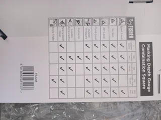 6 xFisher combination marking gauges