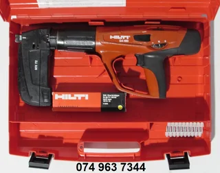 Hilti Powder-Actuated Tool / Concrete Nail Gun DX460 MX72 in Case