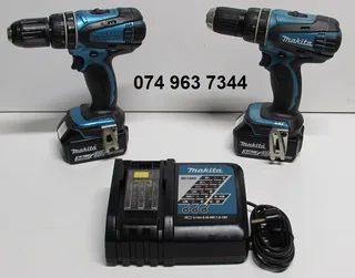 Makita DHP456 18V 3Ah Cordless Impact Drills / Drivers Set