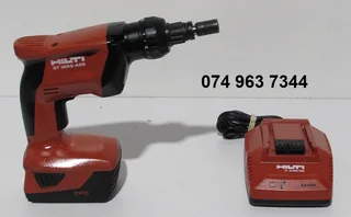 Hilti ST1800-A22 5.2Ah Industrial Cordless Screwdriver Set with Adjustable Torque for Steel / Metal