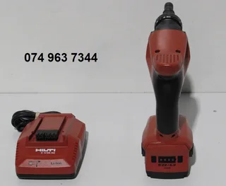 Hilti ST1800-A22 5.2Ah Industrial Cordless Screwdriver Set with Adjustable Torque for Steel / Metal