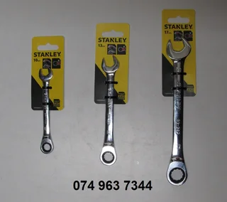 Stanley 3 Piece Ratchet Combination Spanner Set Metric*NEW*
