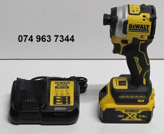 Dewalt Dcf850 18v 5ah Ultra Compact 205nm Brushless Impact Driver Set