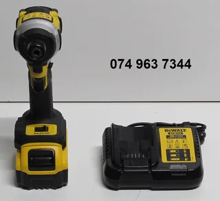 DEWALT DCF850 18V 5Ah Ultra Compact 205Nm Brushless Impact Driver Set