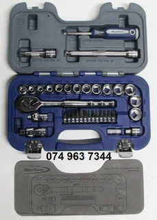 Blue-Point Snap-On 35pc 3/8&#34; Drive Heavy Duty Socket and Bit Set*AS NEW*