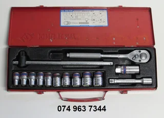 King Tony 4012MR 14pc 1/2&#34; Drive 12 Point Socket Wrench Set