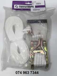 Tuffstraps 9m X 50mm Heavy Duty 4 Ton Ratchet Strap*new*