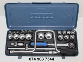 Gedore C19 TMZ 24pc Bi-Hex 1/2&#34; Drive Heavy Duty Socket Set*AS NEW*