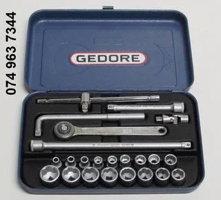 Gedore 3/8 inch Drive Socket Set d30 hmz