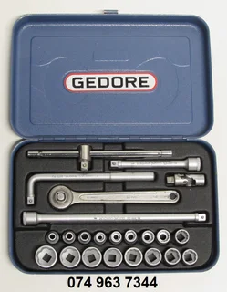 Gedore 3/8 inch Drive Socket Set d30 hmz