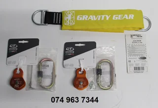 Ct Orbiter M Pulleys, Gravity Gear 1.5m Anchor Sling, Steel Oval Screw Gate 28kn Carabiners*new*