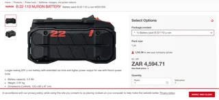 Hilti RT6-A22 Nuron Industrial 22v 5.2Ah Cordless Pop Rivet Tool &amp; Battery Set