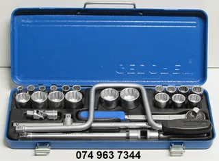 Gedore C19 TMZ 24pc Bi-Hex 1/2" Drive Heavy Duty Socket Set*AS NEW*
