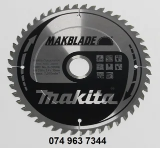 Mitre Saw / Circular Saw Blade, Makita Makblade T.C.T, 216 x 30 mm, 48 T*NEW*