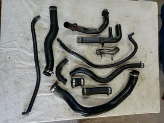 Yamaha R1 Complete Set Of Radiator Pipes And Hoses [4c8 Model 07-08]