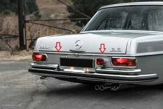 Mercedes-Benz W108/W109 set of boot beadings