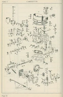 Mercedes-Benz 220S W180 series Ponton carb kit set