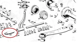 Mercedes-Benz Pagoda diff mount