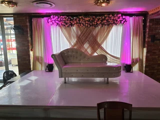 LED DANCE FLOOR HIRE STARLIGHT CURTAIN JBL SHURE SOUND R7500