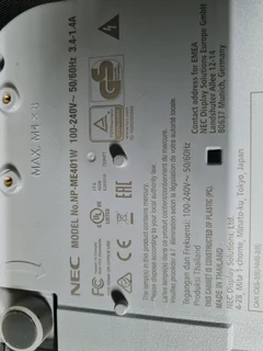 NEC NP-ME401W PROJECTOR