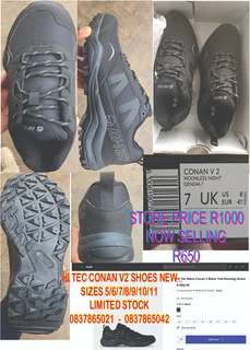 HI TEC CONAN V2 MENS TEKKIES SNEAKERS SHOES