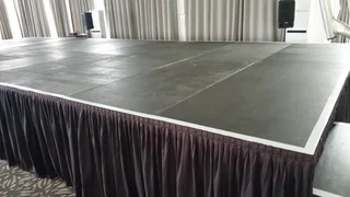 PROFFESSIONAL STAGE DECKS  SOUND LIGHTING LED DANCE FLOOR JBL CROWN SHURE SOUNDCRAFT