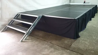 PROFFESSIONAL STAGE DECKS  SOUND LIGHTING LED DANCE FLOOR JBL CROWN SHURE SOUNDCRAFT