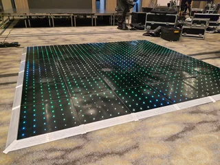 Led Dance Floor Hire Starlight Curtain Jbl Shure Sound R7500