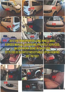 2013 Volkswagen Transporter T5 Long Wheel Base