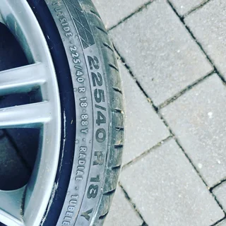 18&#34; BMW E90 M-SPORT  SINGLE RIM &#43; TYRE