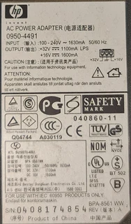 HP Printer Power Adaptor 0950-4491 2nd