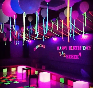 Ultraviolet Disco Party Black Glow Florescent Tube and CFL Light Bulbs New