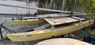 Hobie 14 Catamaran on Road Trailer 2nd