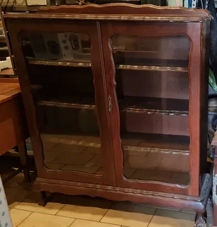 Display Cabinet Solid Wood and Glass 2nd