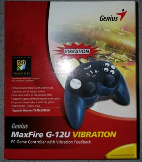 Genius Max Fire Vibration PC game controller New