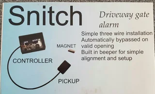 Driveway Gate and Motor Wireless Alarm New