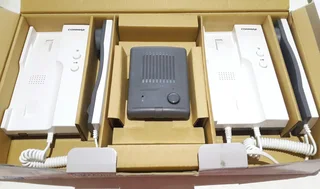 Commax 1 to 2 Audio Intercom System Kit New