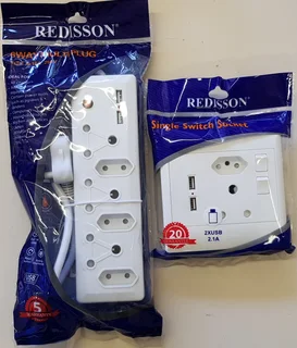 USB Wall Socket 4x4 and USB Multi Adaptor New