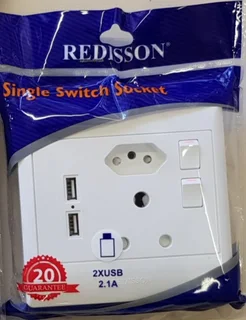 USB Wall Socket 4x4 and USB Multi Adaptor New