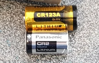 Batteries CR2 and CR123A Lithium New