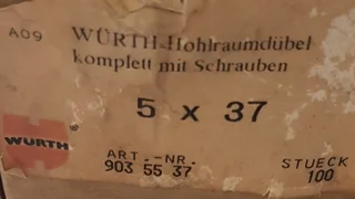 Dry Wall Anchor Toggle Flairing Cavity Bolts New.