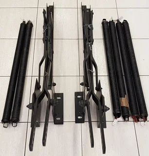 Tip Up Garage Door Springs and Hinge Set New