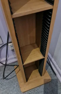 CD Rack Oak Holds 100 Disks 2nd