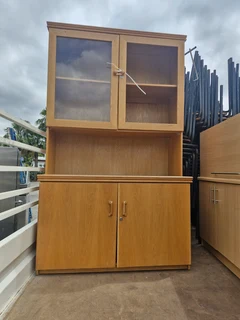Oak Display Cabinet