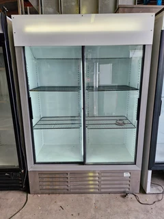 Stainless Double  Glassdoor Fridge Sd1360