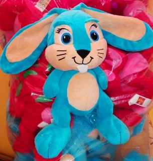 Colorful Bunnies plush soft toys.