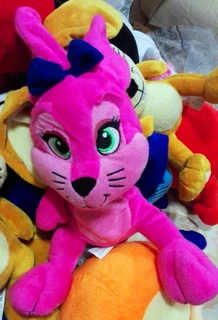 Colorful Bunnies plush soft toys.